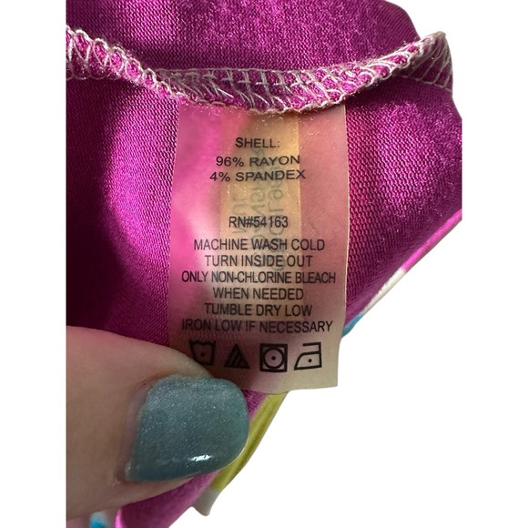 Calvin Klein Women's 8 Multicolor Scoop Neck Racerback Striped Maxi Dress‎ #Y6-1 - Picture 8 of 12